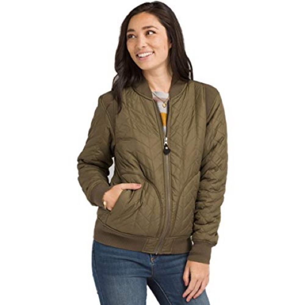Prana women’s diva varsity jacket size Lg. New
